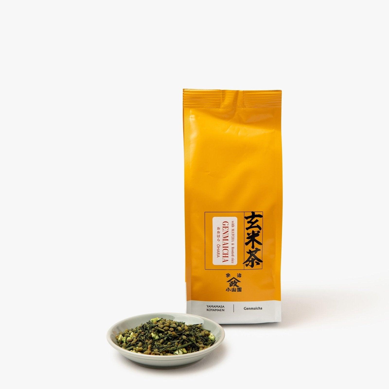 Roasted rice and matcha green tea - loose - 200g - Yamamasa Koyamaen - iRASSHAi